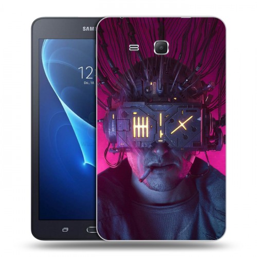 Дизайнерский силиконовый чехол для Samsung Galaxy Tab A 7 (2016) Cyberpunk 2077