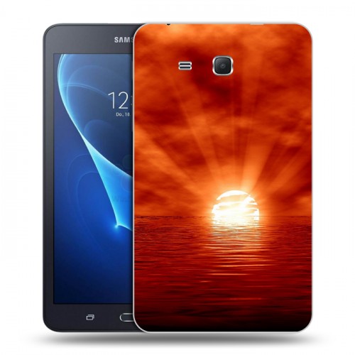 Дизайнерский силиконовый чехол для Samsung Galaxy Tab A 7 (2016) Солнце