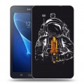 Дизайнерский силиконовый чехол для Samsung Galaxy Tab A 7 (2016) Космонавт