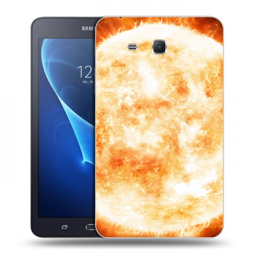 Дизайнерский силиконовый чехол для Samsung Galaxy Tab A 7 (2016) Солнце
