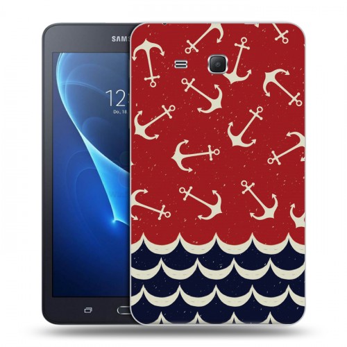 Дизайнерский силиконовый чехол для Samsung Galaxy Tab A 7 (2016) Морские шаблоны