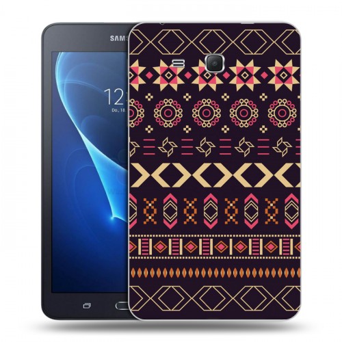 Дизайнерский силиконовый чехол для Samsung Galaxy Tab A 7 (2016) Мультикультурная этника