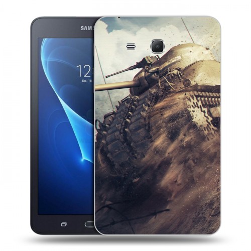 Дизайнерский силиконовый чехол для Samsung Galaxy Tab A 7 (2016) Танки