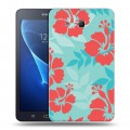 Дизайнерский силиконовый чехол для Samsung Galaxy Tab A 7 (2016) Гавайские Шаблоны