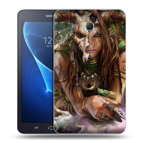 Дизайнерский силиконовый чехол для Samsung Galaxy Tab A 7 (2016) Diablo