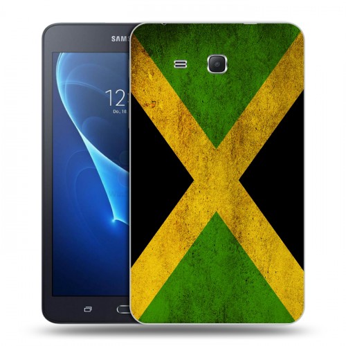 Дизайнерский силиконовый чехол для Samsung Galaxy Tab A 7 (2016) Флаг Ямайки