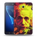 Дизайнерский силиконовый чехол для Samsung Galaxy Tab A 7 (2016) Альберт Эйнштейн