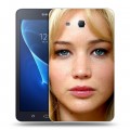 Дизайнерский силиконовый чехол для Samsung Galaxy Tab A 7 (2016) Дженнифер Лоуренс