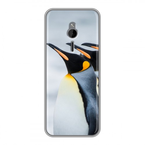 Дизайнерский силиконовый чехол для Nokia 230 Пингвины