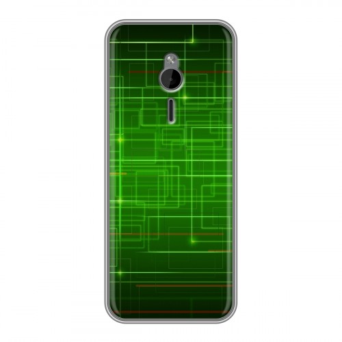 Дизайнерский силиконовый чехол для Nokia 230 Абстракции Сетка