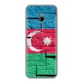 Дизайнерский силиконовый чехол для Nokia 230 Флаг Азербайджана