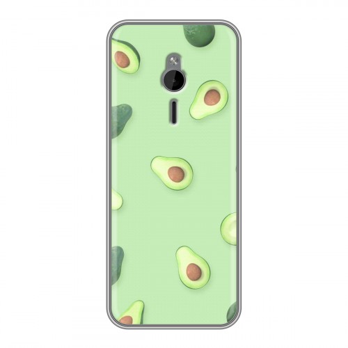 Дизайнерский силиконовый чехол для Nokia 230 Веселое авокадо