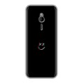 Дизайнерский силиконовый чехол для Nokia 230 Минимализм на черном