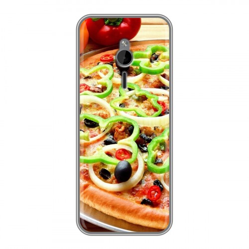 Дизайнерский силиконовый чехол для Nokia 230 Пицца