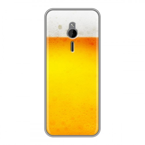 Дизайнерский силиконовый чехол для Nokia 230 Пузырьки пива