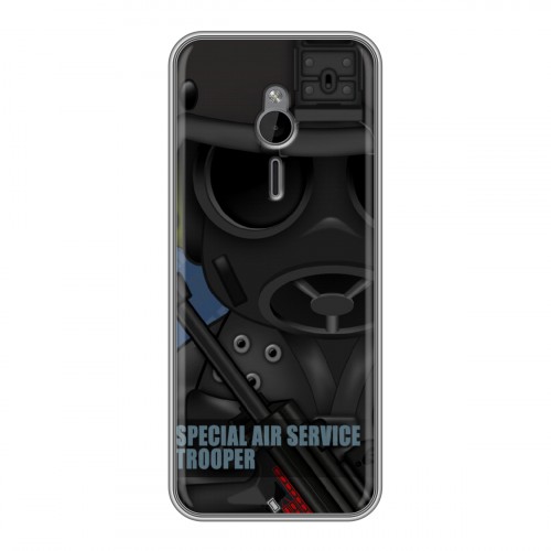 Дизайнерский силиконовый чехол для Nokia 230 Армейцы мультяшки