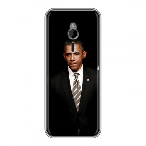 Дизайнерский силиконовый чехол для Nokia 230 Барак Обама