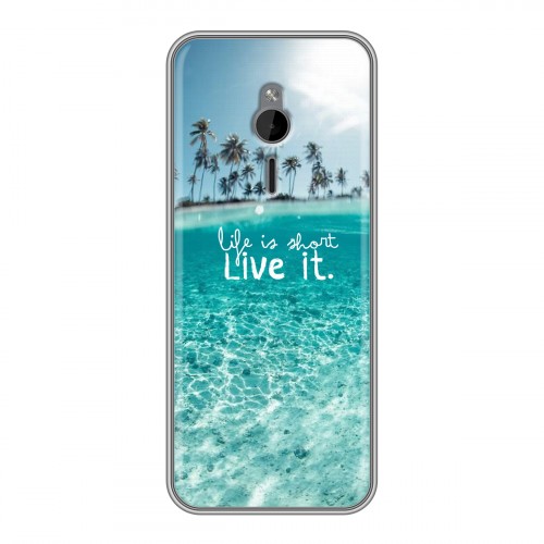 Дизайнерский силиконовый чехол для Nokia 230 Пляж