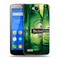 Дизайнерский пластиковый чехол для Huawei Honor 3C Lite Heineken