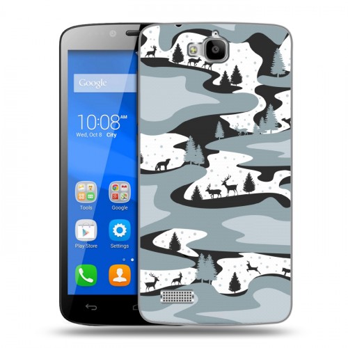 Дизайнерский пластиковый чехол для Huawei Honor 3C Lite Камуфляжи