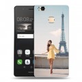 Дизайнерский пластиковый чехол для Huawei P9 Lite Париж
