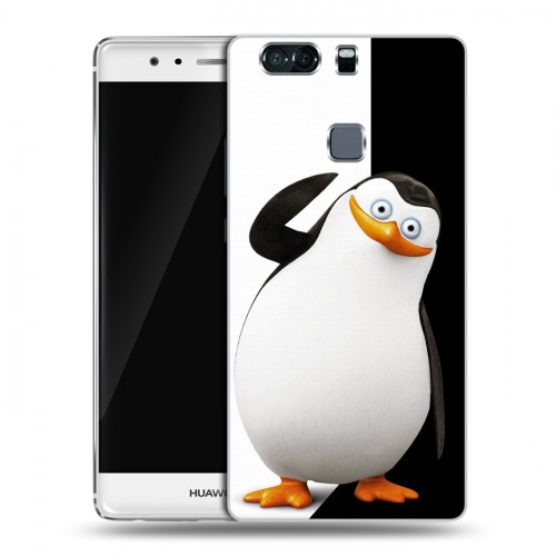 Дизайнерский пластиковый чехол для Huawei P9 Plus Пингвины