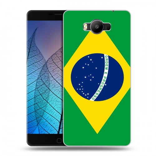 Дизайнерский силиконовый чехол для Elephone P9000 Флаг Бразилии