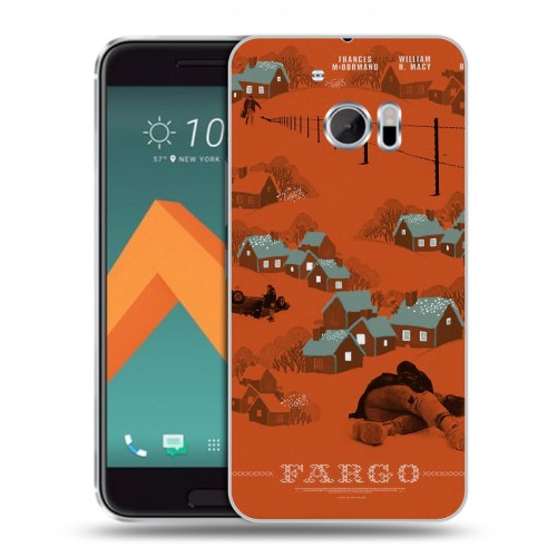 Дизайнерский пластиковый чехол для HTC 10 Фарго