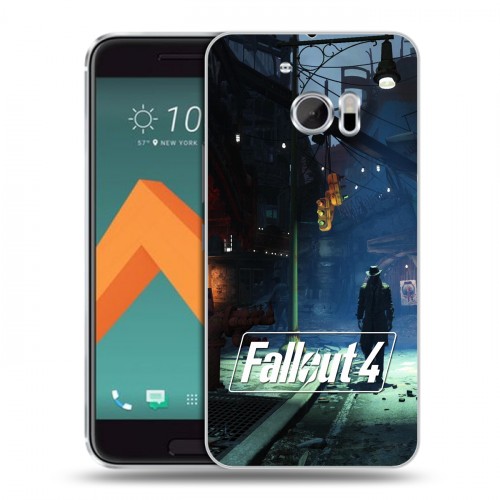 Дизайнерский пластиковый чехол для HTC 10 Fallout
