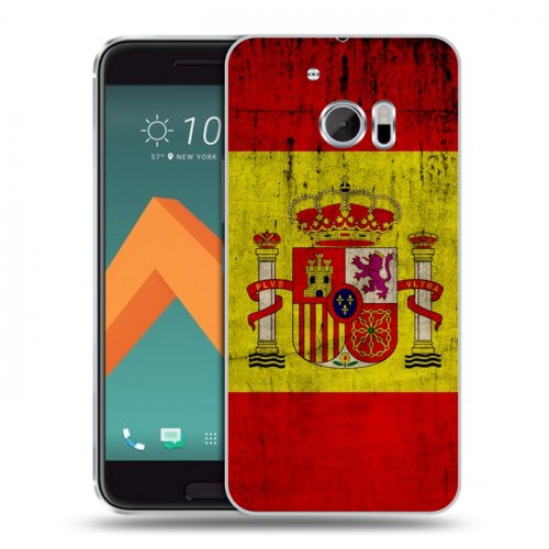 Дизайнерский пластиковый чехол для HTC 10 Флаг Испании