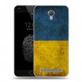 Дизайнерский пластиковый чехол для Umi Touch флаг Украины