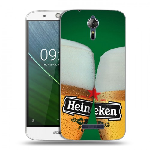 Дизайнерский силиконовый чехол для Acer Liquid Zest Plus Heineken