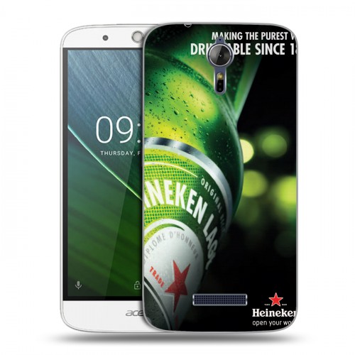 Дизайнерский силиконовый чехол для Acer Liquid Zest Plus Heineken
