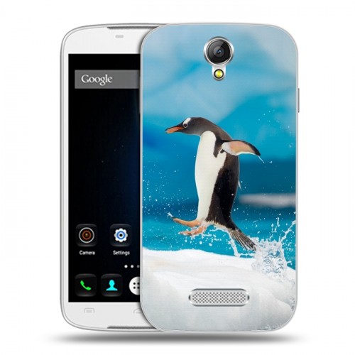 Дизайнерский пластиковый чехол для Doogee X6 Пингвины