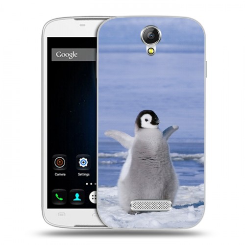 Дизайнерский пластиковый чехол для Doogee X6 Пингвины
