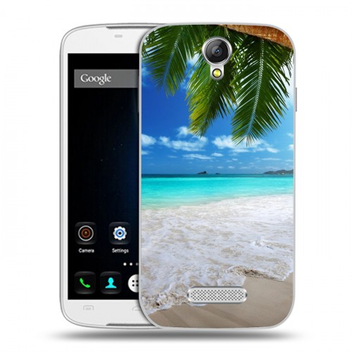 Дизайнерский силиконовый чехол для Doogee X6 пляж