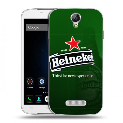 Дизайнерский пластиковый чехол для Doogee X6 Heineken
