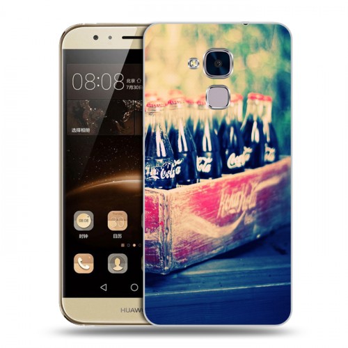 Дизайнерский пластиковый чехол для Huawei Honor 5C Coca-cola