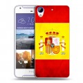Дизайнерский пластиковый чехол для HTC Desire 830 флаг Испании
