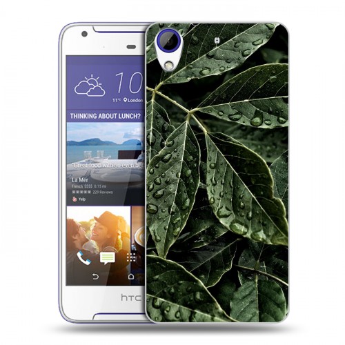 Дизайнерский пластиковый чехол для HTC Desire 830 Нуарные листья
