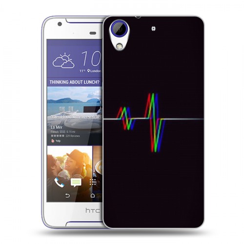 Дизайнерский пластиковый чехол для HTC Desire 830 Неоновые образы