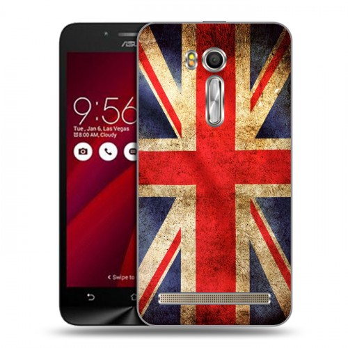 Дизайнерский пластиковый чехол для ASUS Zenfone Go 5.5 Флаг Британии