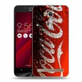 Дизайнерский пластиковый чехол для ASUS Zenfone Go 5.5 Coca-cola