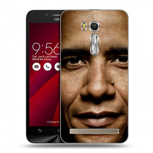 Дизайнерский пластиковый чехол для ASUS Zenfone Go 5.5 Барак Обама