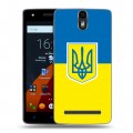 Дизайнерский силиконовый чехол для Wileyfox Storm Флаг Украины