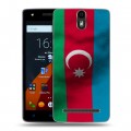 Дизайнерский силиконовый чехол для Wileyfox Storm Флаг Азербайджана