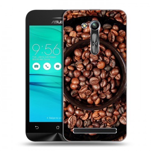 Дизайнерский пластиковый чехол для ASUS ZenFone Go 4.5 ZB452KG кофе текстуры