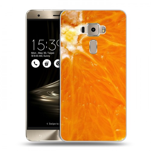Дизайнерский пластиковый чехол для Asus ZenFone 3 Апельсины