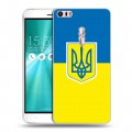 Дизайнерский пластиковый чехол для Asus ZenFone 3 Ultra Флаг Украины