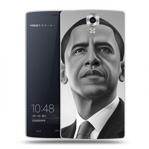 Дизайнерский силиконовый чехол для Homtom HT7 Барак Обама